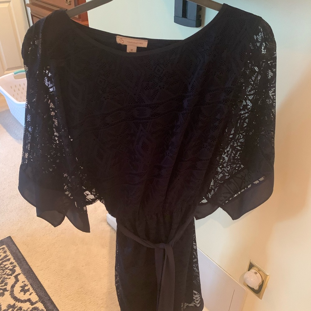 Beautiful evening Dress just beautiful lacy color blue size 12. You’ll love it!